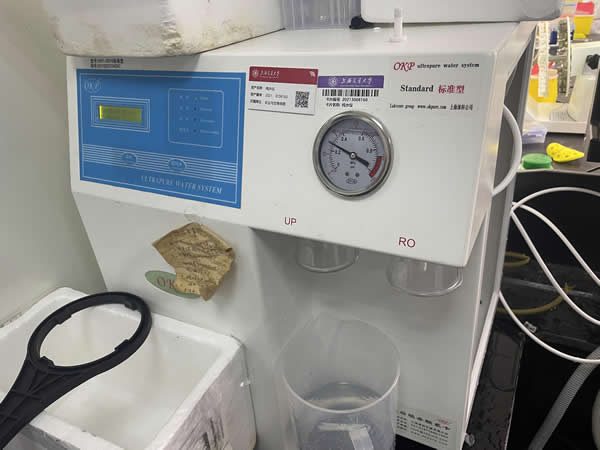 上海交通大学仪器设备资产标签（OKP ultrapure water system）