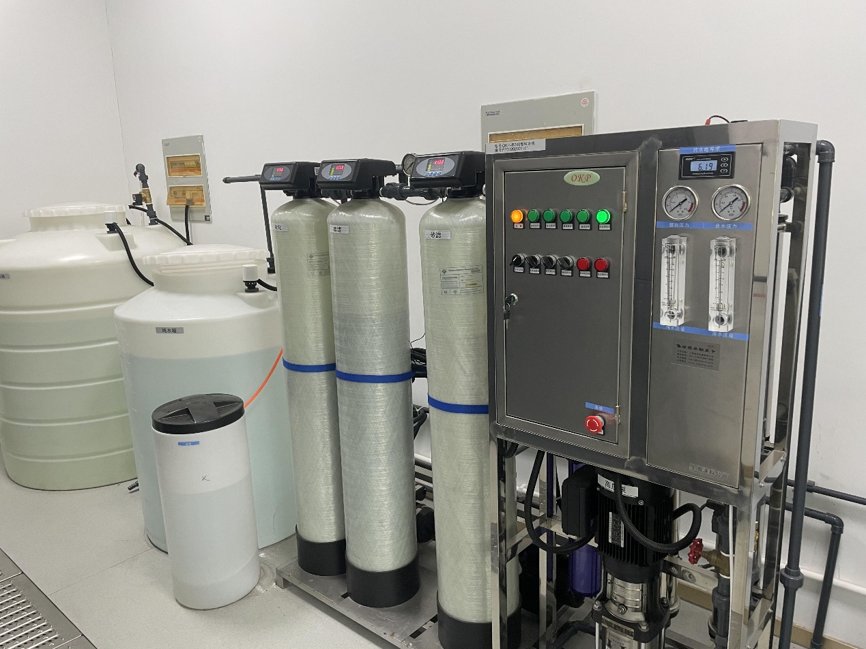 复旦大学生科院 R700 纯水设备整体布局